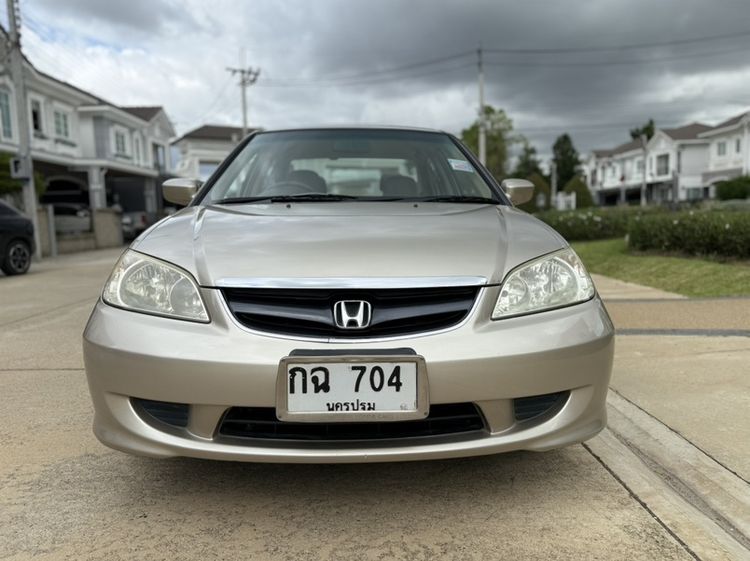 Honda Civic 2005 1.7 VTi Sedan เบนซิน ไม่ติดแก๊ส เกียร์อัตโนมัติ บรอนซ์ทอง รูปที่ 2