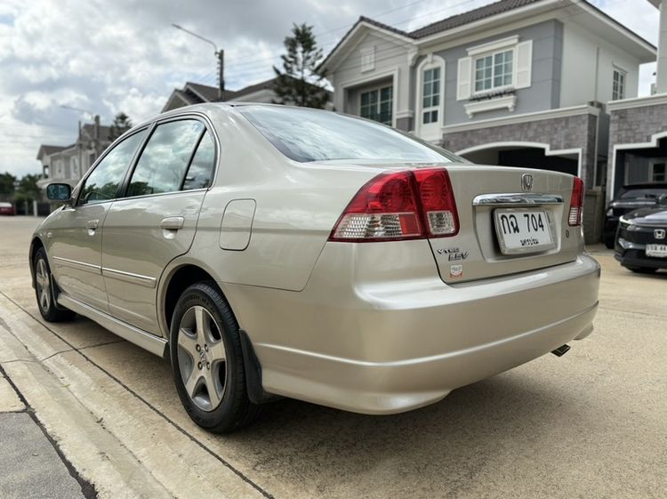 Honda Civic 2005 1.7 VTi Sedan เบนซิน ไม่ติดแก๊ส เกียร์อัตโนมัติ บรอนซ์ทอง รูปที่ 4