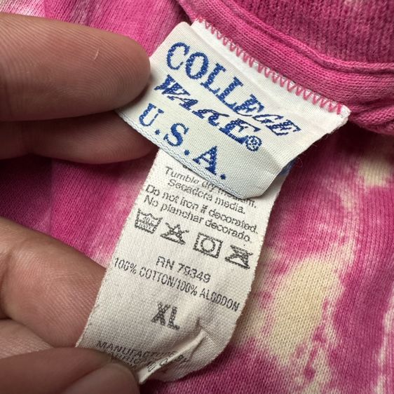 เสื้อยืด 90s College Ware USA Size XL รูปที่ 2