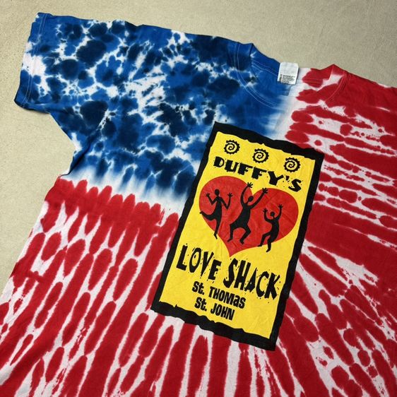 เสื้อยืดมัดย้อม All you need is LOVE by Anvil Size XL
