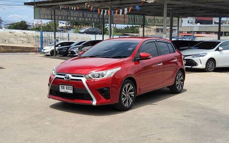 Toyota Yaris 2014 1.2 G Sedan เบนซิน ไม่ติดแก๊ส เกียร์อัตโนมัติ แดง