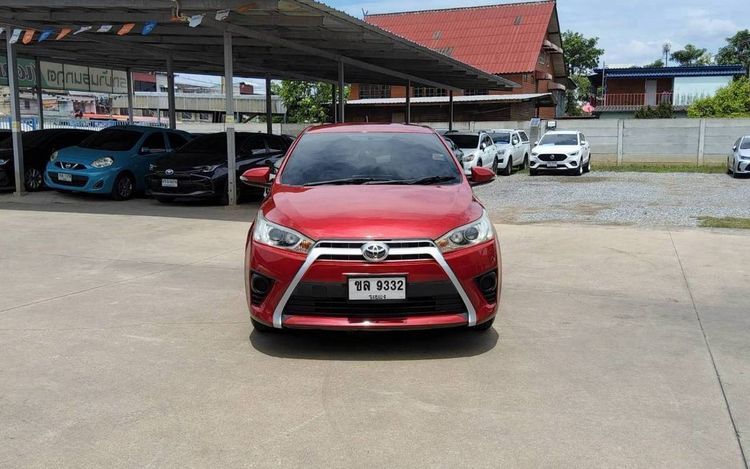 Toyota Yaris 2014 1.2 G Sedan เบนซิน ไม่ติดแก๊ส เกียร์อัตโนมัติ แดง รูปที่ 2