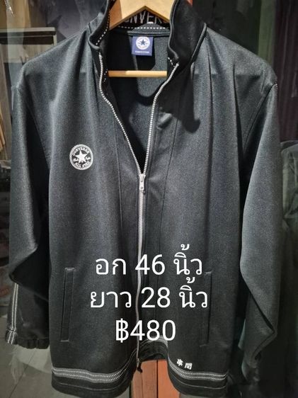 อื่นๆ L เสื้อวอร์มแขนยาวสีดำ Converse