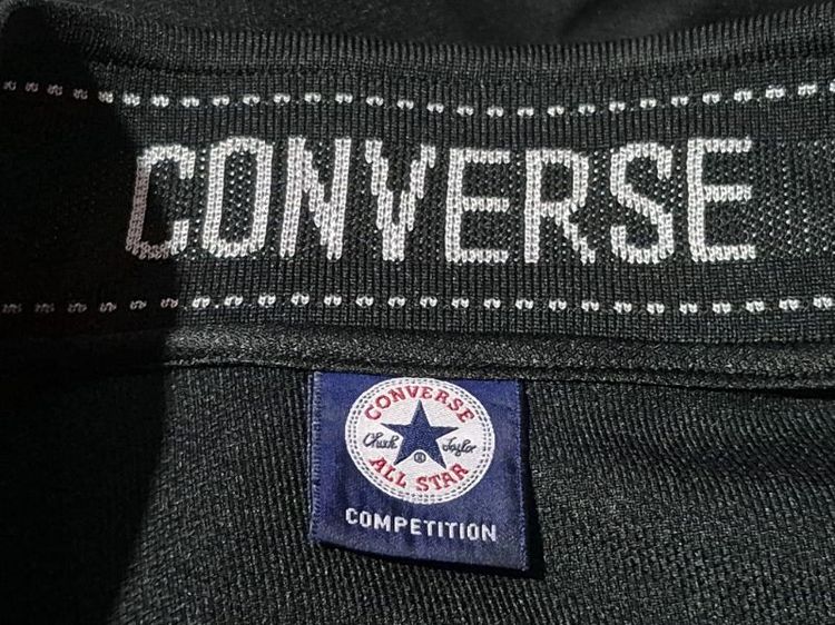 เสื้อวอร์มแขนยาวสีดำ Converse รูปที่ 2