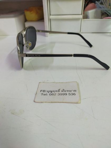 แว่นกันแดด POLICE. MADE IN ITALY S8480G ขนาด 62 13  135  COL OK 59 สภาพดีเลนส์สวย รูปที่ 8