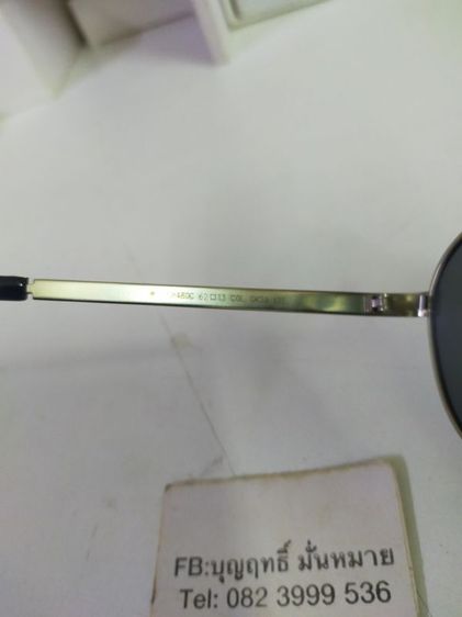 แว่นกันแดด POLICE. MADE IN ITALY S8480G ขนาด 62 13  135  COL OK 59 สภาพดีเลนส์สวย รูปที่ 6