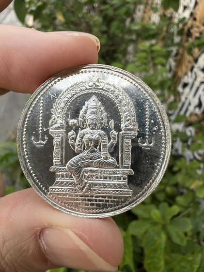 เหรียญพระแม่อุมาเทวี (เหรียญตะเกียง) วัดแขก สีลม
