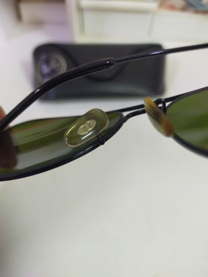 แว่นกันแดด RayBan ของแท้made in italy RB3025 AVIATOR LARGE METAL 002/19 ขนาด 58 14 สภาพดี เลนส์สวย พร้อม กล่อง รูปที่ 6