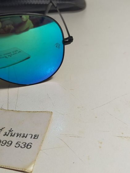 แว่นกันแดด RayBan ของแท้made in italy RB3025 AVIATOR LARGE METAL 002/19 ขนาด 58 14 สภาพดี เลนส์สวย พร้อม กล่อง รูปที่ 10