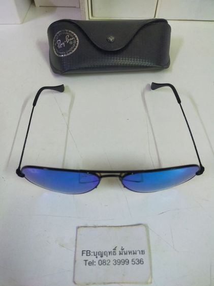 แว่นกันแดด RayBan ของแท้made in italy RB3025 AVIATOR LARGE METAL 002/19 ขนาด 58 14 สภาพดี เลนส์สวย พร้อม กล่อง รูปที่ 4