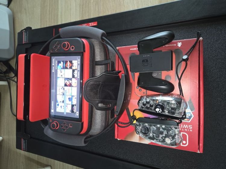 ขายNintendo Switch old Mario Red Edition เครื่องแปลง2ระบบ เมม512แท้ลงเกมส์เต็มความจุ ขาย7500บาท