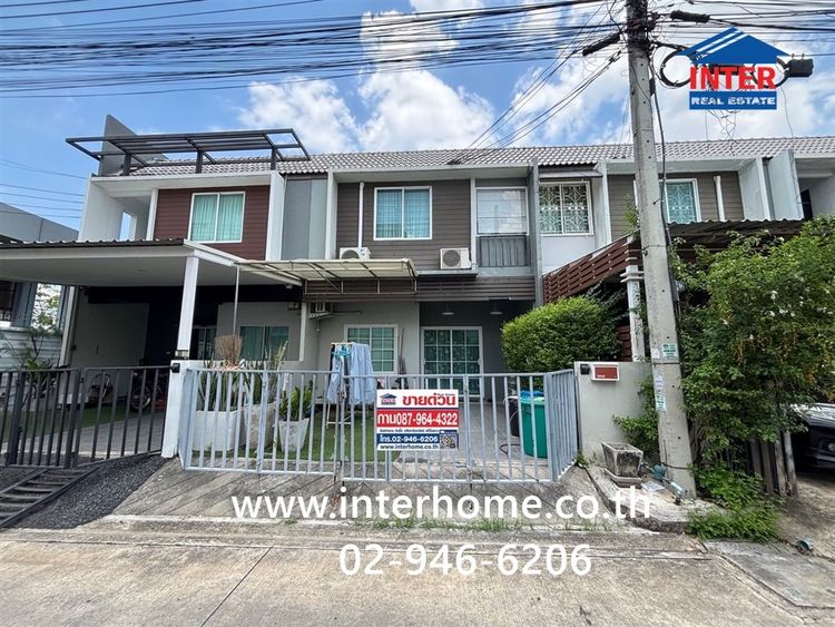 ทาวน์เฮ้าส์ 2 ชั้น 20 ตร.ว. หมู่บ้านเดอะคัลเลอร์ส ดอนเมือง-สรงประภา ถนนรพช. ปทุมธานี ถนนนาวงประชาพัฒนา เมืองปทุมธานี ปทุมธานี