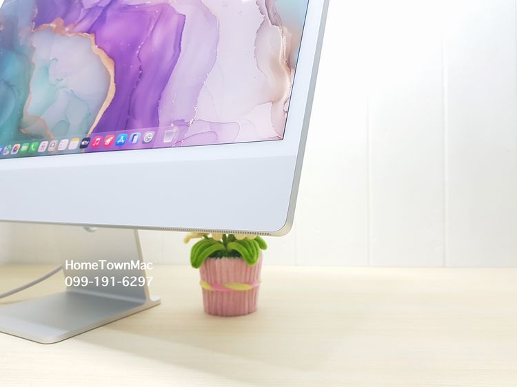 iMac (Retina 4.5K 24-inch, 2021) M1 8-Core CPU 8-Core GPU SSD 512Gb Ram 8Gb สี Silver น่าใช้งาน รูปที่ 4