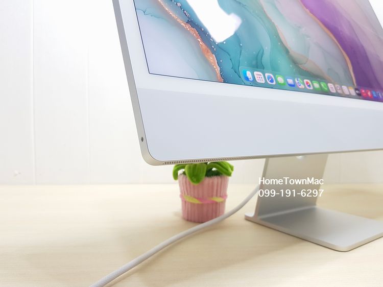 iMac (Retina 4.5K 24-inch, 2021) M1 8-Core CPU 8-Core GPU SSD 512Gb Ram 8Gb สี Silver น่าใช้งาน รูปที่ 3