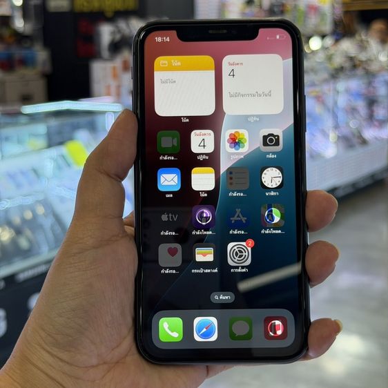 128 GB iPhone11 128GB สีดำ เครื่องศูนย์ โมเดลTH สภาพสวยมาก 🥰🥰