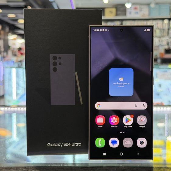Galaxy S24 Ultra 512 GB Samsung S24 Ultra 512GB สี Titanium Violet เครื่องศูนย์ สภาพสวยมากๆ จอ6.8นิ้ว แรม12รอม512 Snap8 Gen3 กล้อง200ล้าน(4ตัว) ครบยกกล่อง🔥🔥