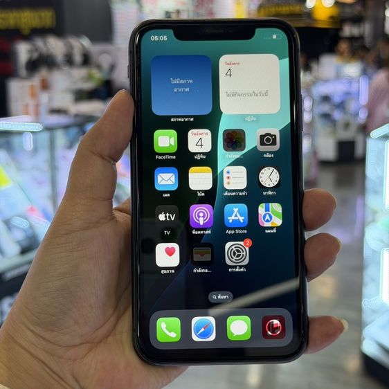 128 GB iPhone11 128GB สีดำ เครื่องศูนย์ โมเดลTH สภาพสวยมากๆ 🥰🥰