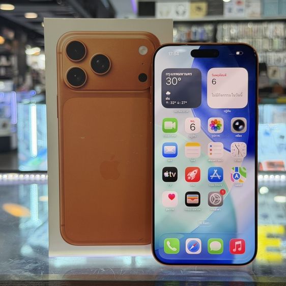 อื่นๆ 512 GB iPhone17 Pro Max 512GB สีส้ม เครื่องศูนย์ สภาพสวยมากๆ สุขภาพแบต100%(รอบชาร์จ1) ประกันศูนย์ยาวๆถึง31/07/70 🔥🔥