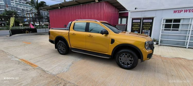 Ford Ranger 2022 2.0 Bi-Turbo Hi-Rider Wildtrak Pickup ดีเซล ไม่ติดแก๊ส เกียร์อัตโนมัติ ส้ม รูปที่ 3