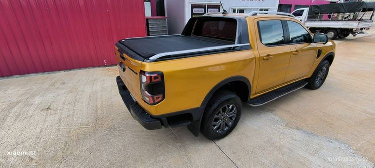 Ford Ranger 2022 2.0 Bi-Turbo Hi-Rider Wildtrak Pickup ดีเซล ไม่ติดแก๊ส เกียร์อัตโนมัติ ส้ม รูปที่ 4