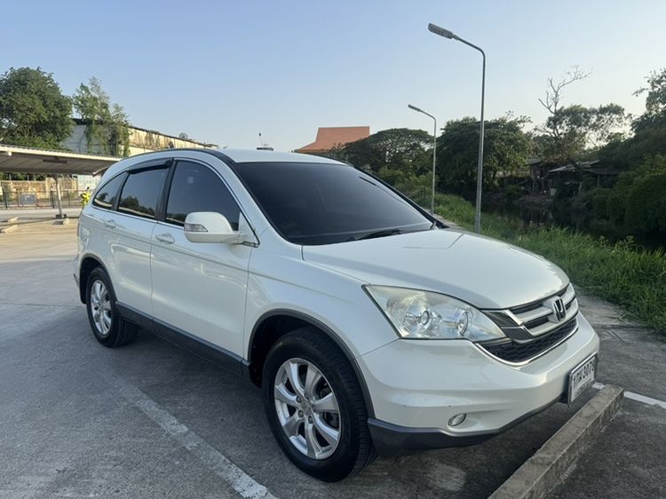 Honda CR-V 2013 2.0 E Utility-car เบนซิน ไม่ติดแก๊ส เกียร์อัตโนมัติ ขาว