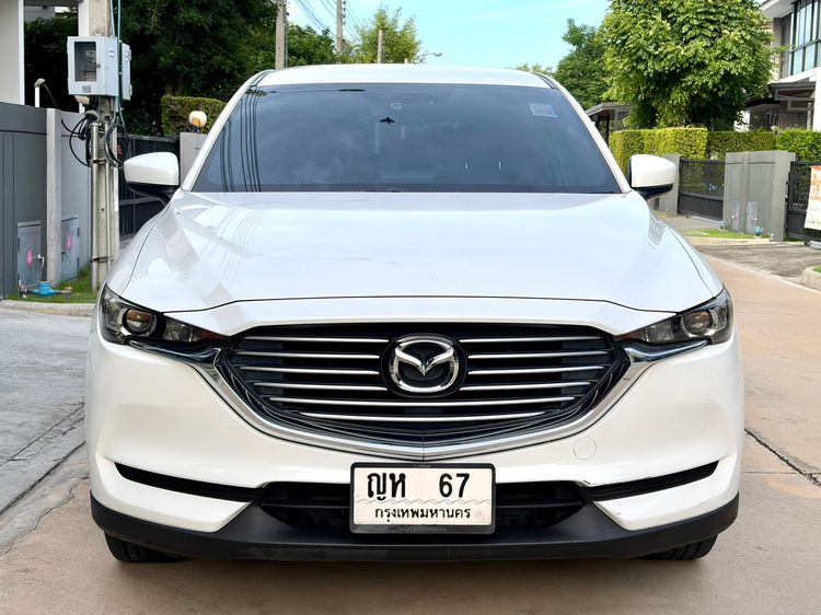 Mazda CX-8 2021 2.5 S Utility-car เบนซิน ไม่ติดแก๊ส เกียร์อัตโนมัติ ขาว รูปที่ 2