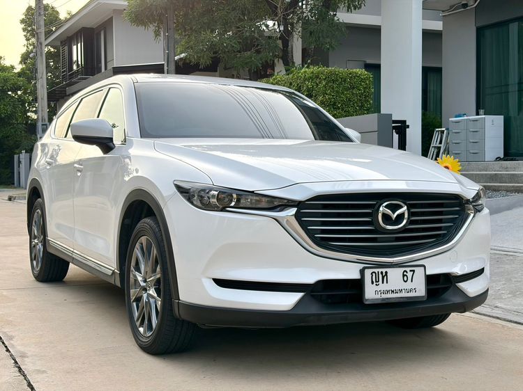 Mazda CX-8 2021 2.5 S Utility-car เบนซิน ไม่ติดแก๊ส เกียร์อัตโนมัติ ขาว รูปที่ 3