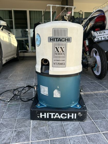 ปั้มน้ำ Hitachi ถังกลม รุ่น WT-P200XXMotor ขนาด 200W สภาพดี ใช้งานได้ปกติ