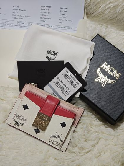 MCM Patricia Zip Card Case (Valentine's Day Collection) รูปที่ 12