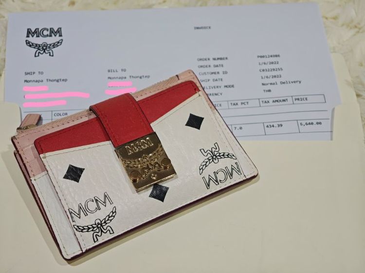MCM Patricia Zip Card Case (Valentine's Day Collection) รูปที่ 2