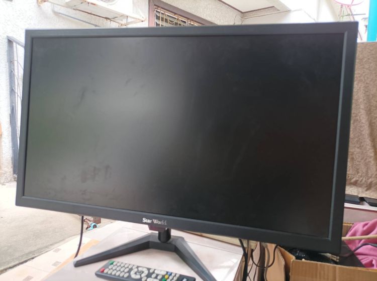 LED TV star world  29 นิ้ว  ดูดิจิตอลทีวีได้เลยมีกล่องดิจิตอลให้ ภาพสวยเสียงดี รีโมทครบ เพียง 999 บาท 