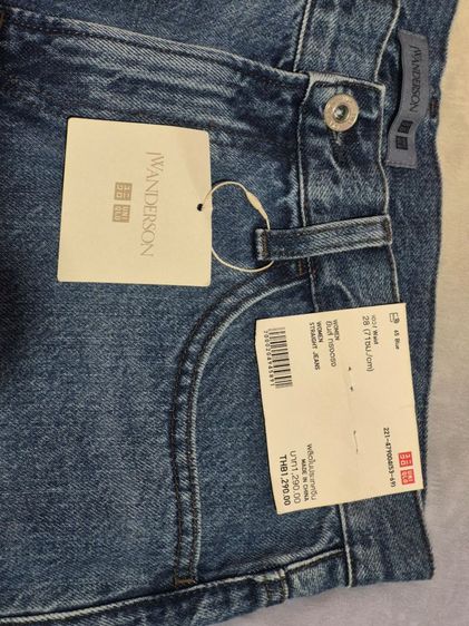 กางเกงยีนส์ขายาว Uniqlo collapsed JW Anderson รูปที่ 3