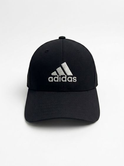 หมวกและหมวกแก๊ป หมวกแก๊ป adidas สีดำ รุ่นคลาสสิก ของแท้ Unisex