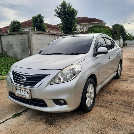 Nissan Almera 2012 1.2 VL Sedan เบนซิน ไม่ติดแก๊ส เกียร์อัตโนมัติ เทา รูปที่ 3