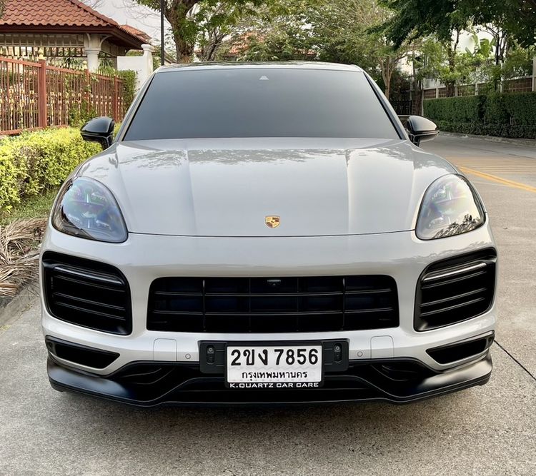 Porsche Cayenne 2021 3.0 V6 Hybrid Utility-car ปลั๊กอินไฮบริด (PHEV) เกียร์อัตโนมัติ เทา รูปที่ 2