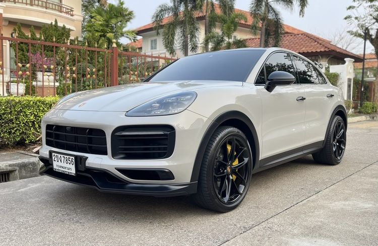 Porsche Cayenne 2021 3.0 V6 Hybrid Utility-car ปลั๊กอินไฮบริด (PHEV) เกียร์อัตโนมัติ เทา