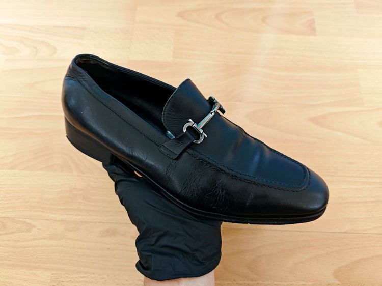 (ขายแล้ว) Salvatore Ferragamo Fenice Derby Shoes รูปที่ 4
