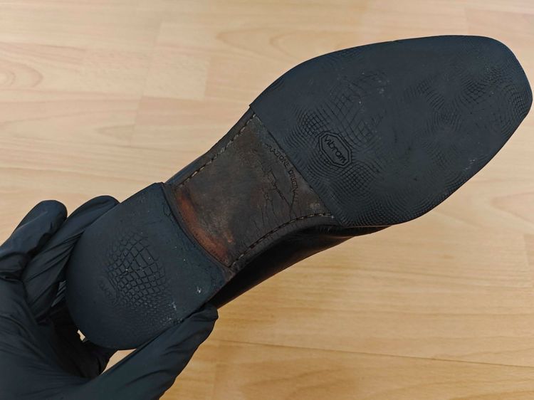 (ขายแล้ว) Salvatore Ferragamo Fenice Derby Shoes รูปที่ 7
