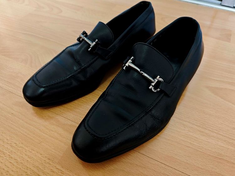 (ขายแล้ว) Salvatore Ferragamo Fenice Derby Shoes รูปที่ 14