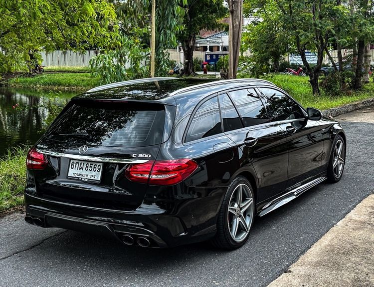 Mercedes-Benz C-Class 2015 C300 Sedan Hybrid (Diesel) ไม่ติดแก๊ส เกียร์อัตโนมัติ ดำ รูปที่ 4