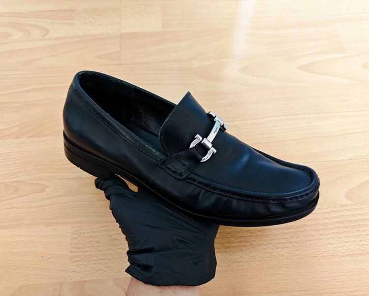 (42eu) Salvatore Ferragamo Grancini Horsebit Buckle รูปที่ 4