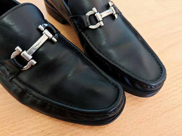 (42eu) Salvatore Ferragamo Grancini Horsebit Buckle รูปที่ 17