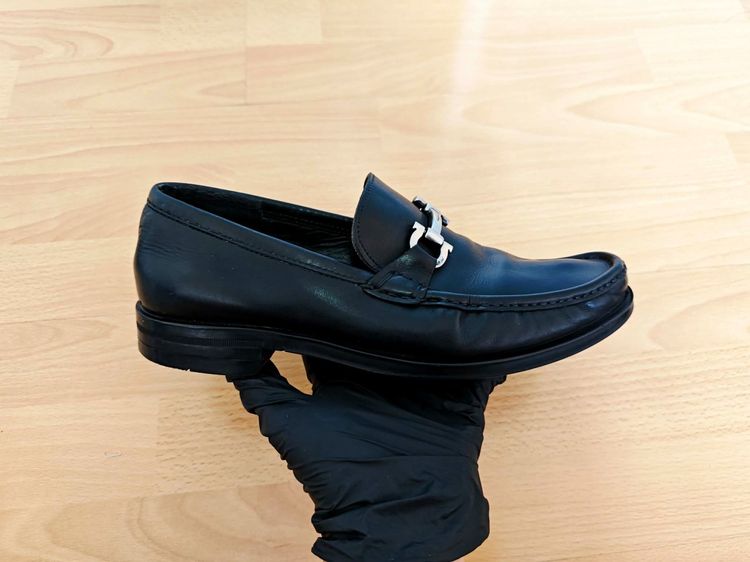 (42eu) Salvatore Ferragamo Grancini Horsebit Buckle รูปที่ 5