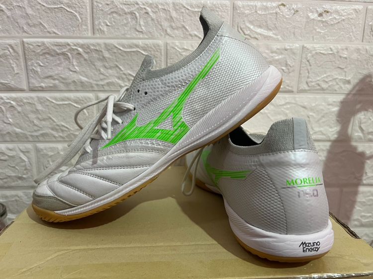 รองเท้าฟุตซอล ผู้ชาย ขาว Mizuno Morelia Neo Sala B Japan