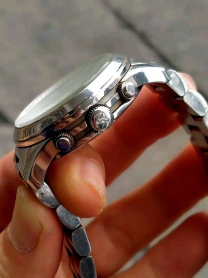 นาฬิกา Michael kors ถ่านสภาพดี เดินดี ใช้งานปกติเครื่อง eta (สีดำ) รูปที่ 4