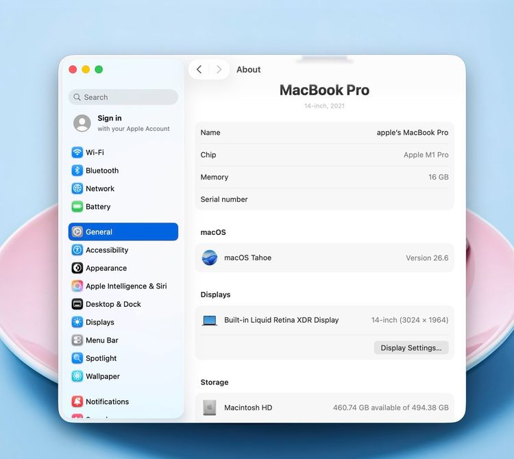 MacBook Pro 14-inch M1 Pro 2021 Ram16GB SSD512GB Space Gray  รูปที่ 12