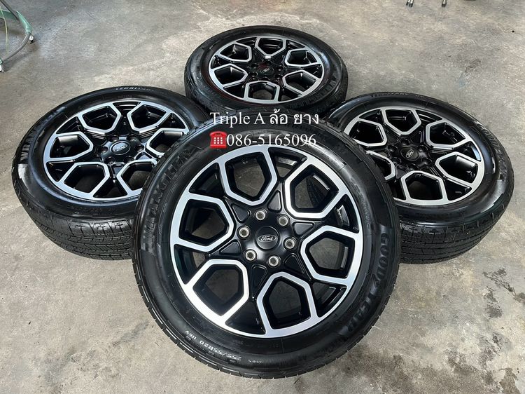 อื่นๆ อะลูมิเนียมอัลลอย 20" ✨ล้อแม็กพร้อมยาง✨Ford Everest Wildtrak ขอบ 20 ดำหน้าเงา💖สภาพสวย💖