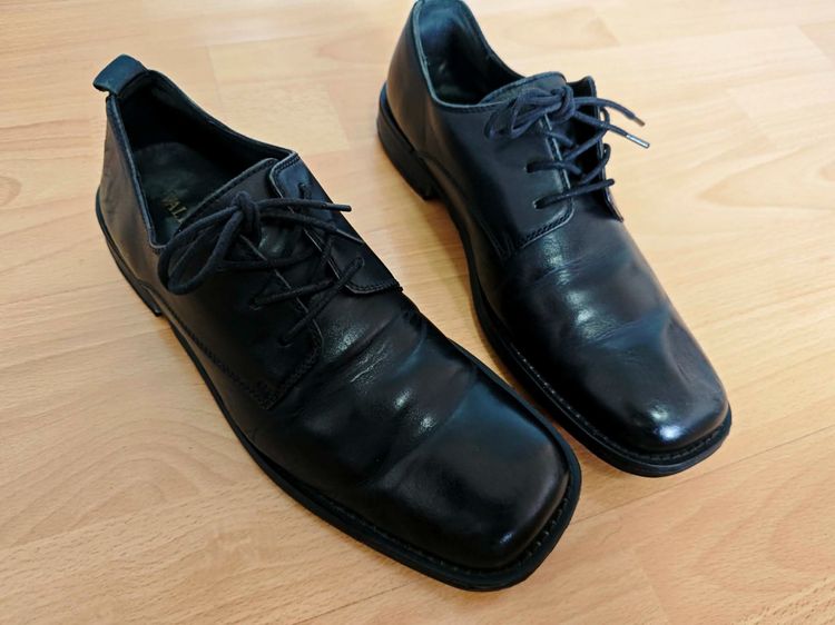 (42eu) Valentinno Garavani Oxford Square Toes Shoes รูปที่ 4