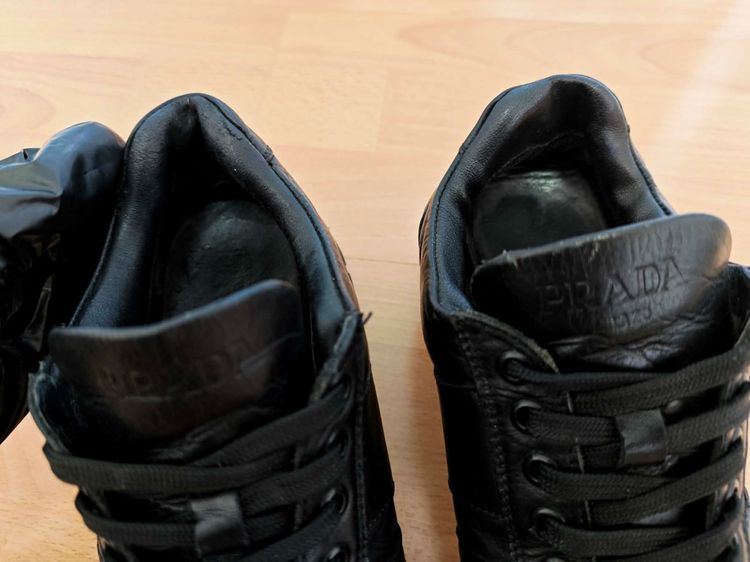 (ขายแล้ว) PRADA Prax 01 Leather Black รูปที่ 5