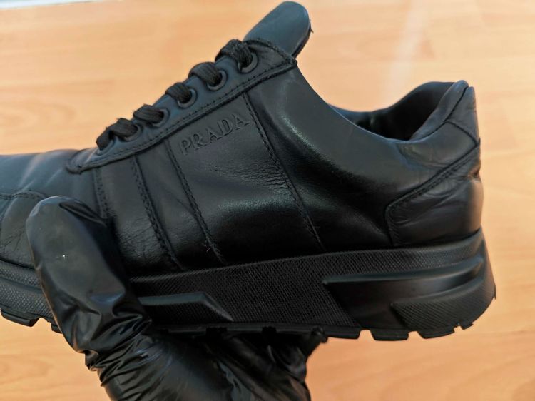 (ขายแล้ว) PRADA Prax 01 Leather Black รูปที่ 7